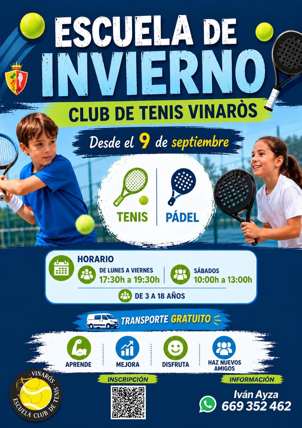 cartel escuela invierno 2026/2027